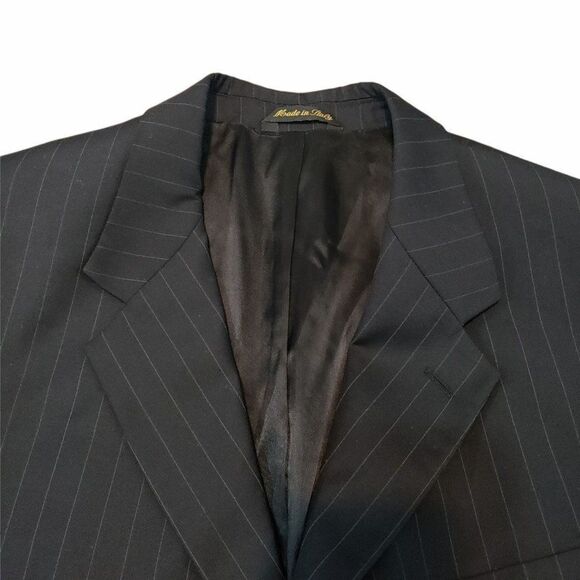 Leveti Blazer Size 46R Super 140's Vitale Barberis Canonico Sports Coat Jacket B - Picture 3 of 8
